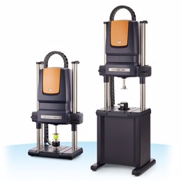 Tabletop and floor-standing models of the TA Instruments ElectroForce Apex 1 Mechanical Testing Instrument.