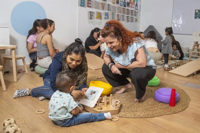 Espacio para niños de entre 0 y 3 años impulsado por CaixaProinfancia.