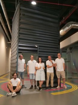 El equipo de la 'startup' Novelingo.