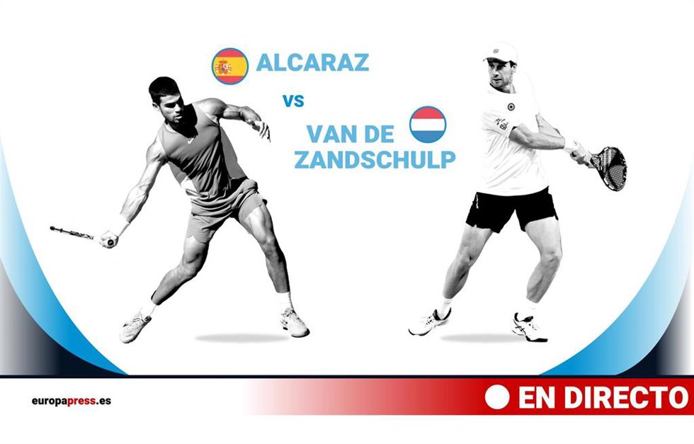 Alcaraz - Van De Zandschulp, dieciseisavos de final del ATP 500 de Róterdam.