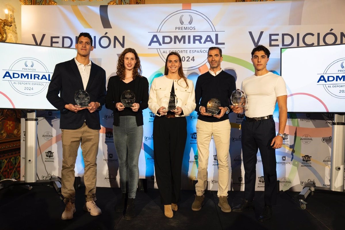 Hugo González y Bea Ortiz, premiados en la 5ª edición de los Premios Admiral al Deporte Español