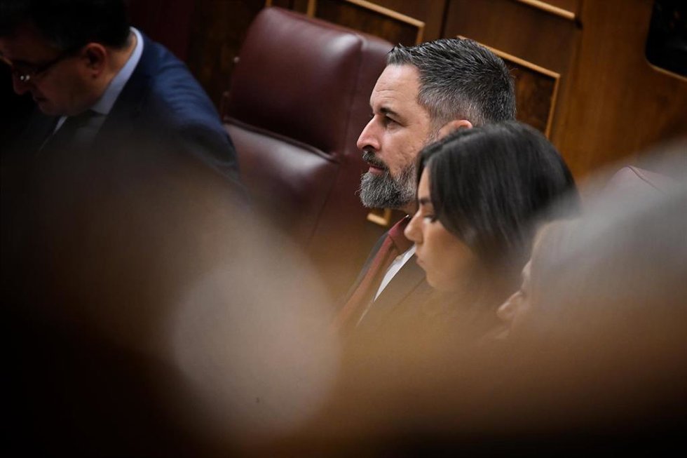 Archivo - El presidente de VOX, Santiago Abascal, a 11 de diciembre de 2024, en Madrid (España).