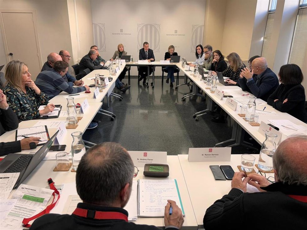 ReunióN de la Taula Agrria celebrada en la Conselleria de Agricultura.