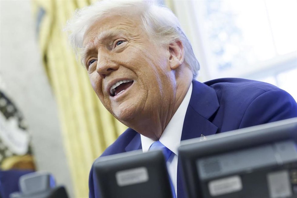 El presidente de Estados Unidos, Donald  Trump 