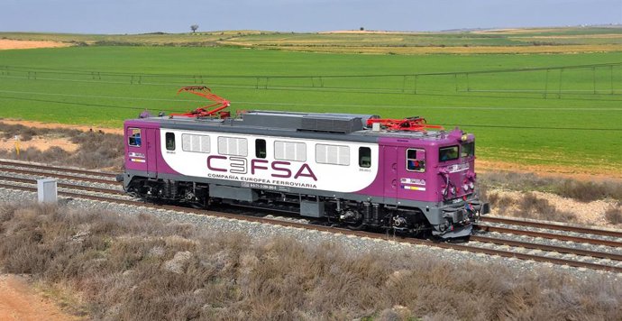 Circulación de locomotora Cefsa