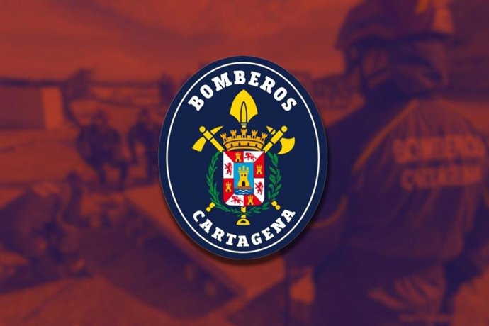 Archivo - Escudo de los bomberos de Cartagena