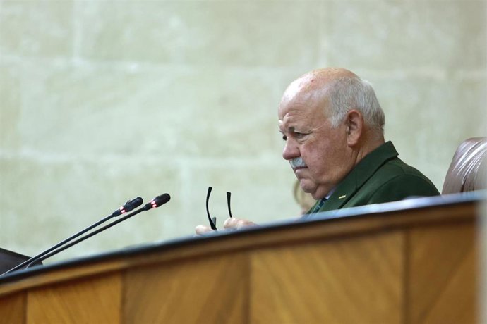 Archivo - El presidente del parlamento, Jesús Aguirre