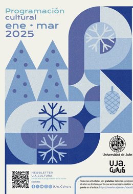 Portada del programa cultural de la UJA para este trimestre.