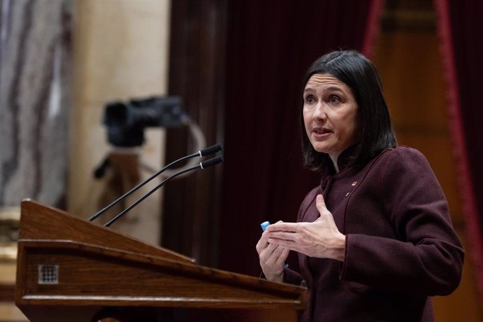 La consellera de Interior y Seguridad Pública de la Generalitat, Núria Parlon
