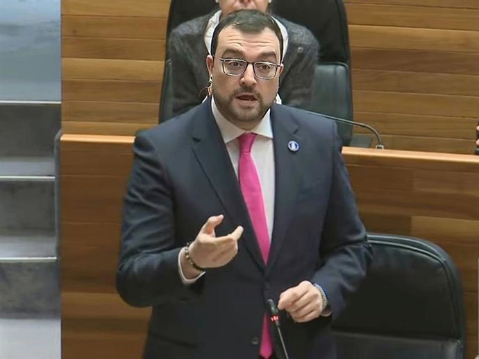 El presidente del Principado, el socialista Adrián Barbón