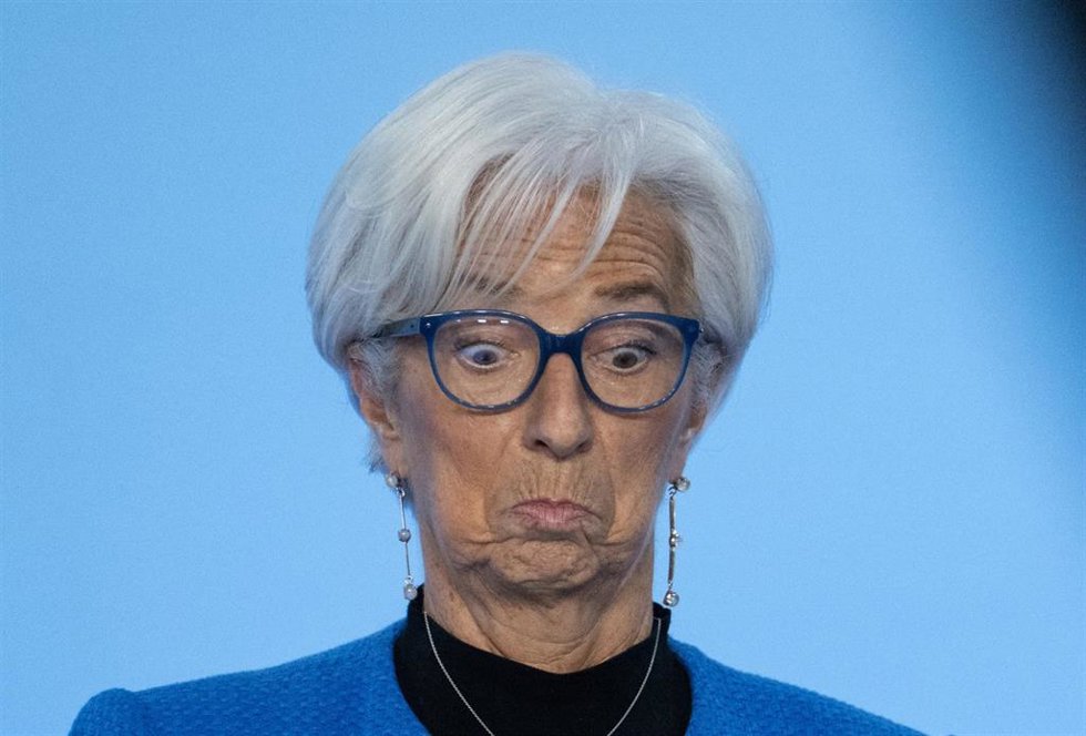 30 January 2025, Hesse, Frankfurt/Main: Christine Lagarde, President of the European Central Bank (ECB), speaks at the press conference after the Council meeting. The ECB cuts interest rates in the eurozone for the fifth time since last summer. Photo: B