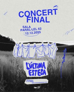 Cartel del concierto final