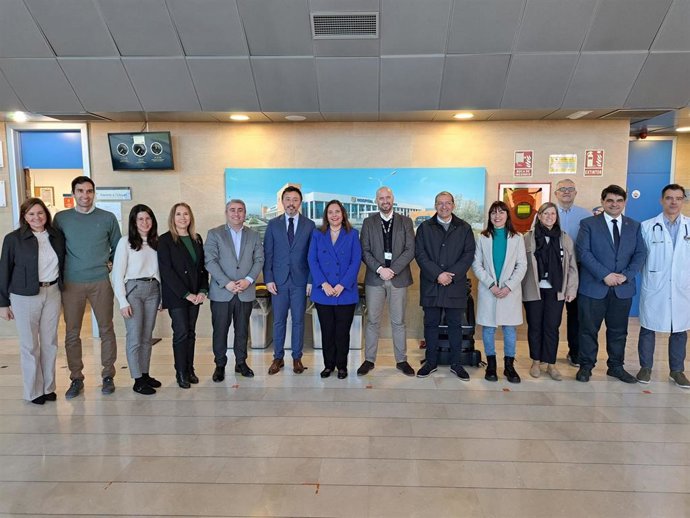 La consellera de Salud, Manuela García, en la presentación del Proyecto Cassandra en el Hospital de Inca.