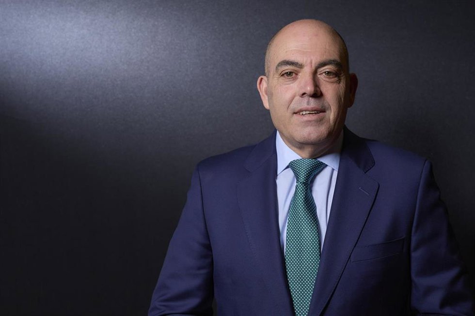 El presidente de ATA, Lorenzo Amor, posa para Europa Press. 