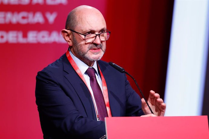 Archivo - Rafael Louzan, President of the Royal Spanish Football Federation, attends the General Assembly for the elections to the Presidency and the Delegated Commission of the RFEF at Ciudad del Futbol on December 16, 2024, in Las Rozas, Madrid, Spain.