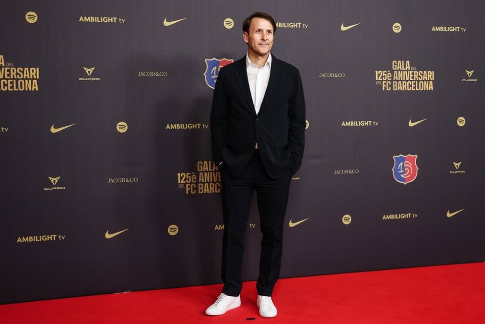 Archivo - El exjugador Gaizka Mendieta asiste a la gala del 125 Aniversario del FC Barcelona en el Gran Teatre del Liceu el 29 de noviembre de 2024 en Barcelona  