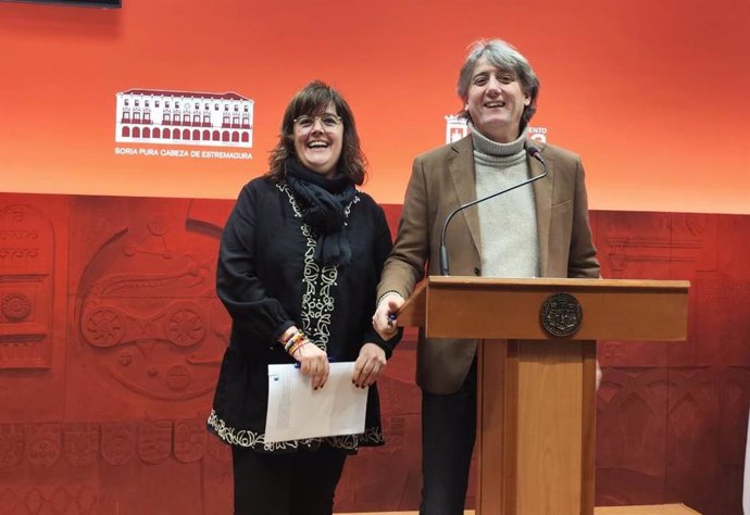 Ana Alegre y Carlos Martínez detallan las inversiones en el ciclo del agua en Soria
