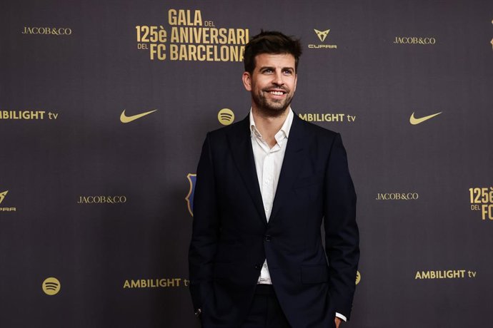 Archivo - Gerard Pique former player of FC Barcelona attends the 125th Anniversary Gala of FC Barcelona photocall at Gran Teatre del Liceu on November 29, 2024 in Barcelona, Spain.
