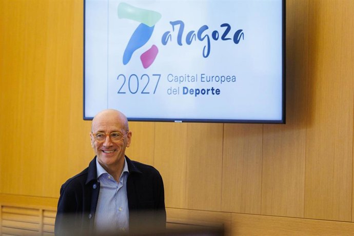 El concejal delegado de Deportes del Ayuntamiento de Zaragoza, Félix Brocate