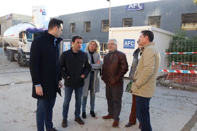 Visita a las obras de la Residencia Zaytum en Linares