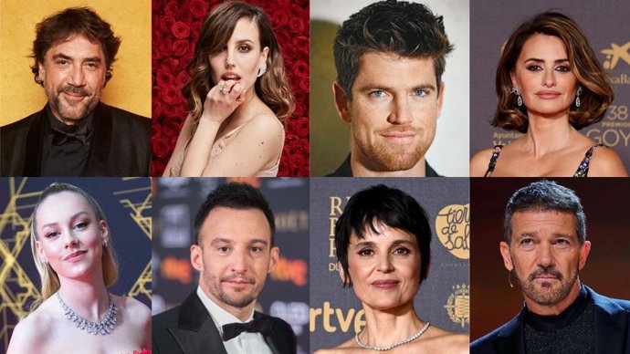 Participantes en la Gala de los Premios Goya.