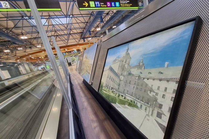 Exposición en Barajas.