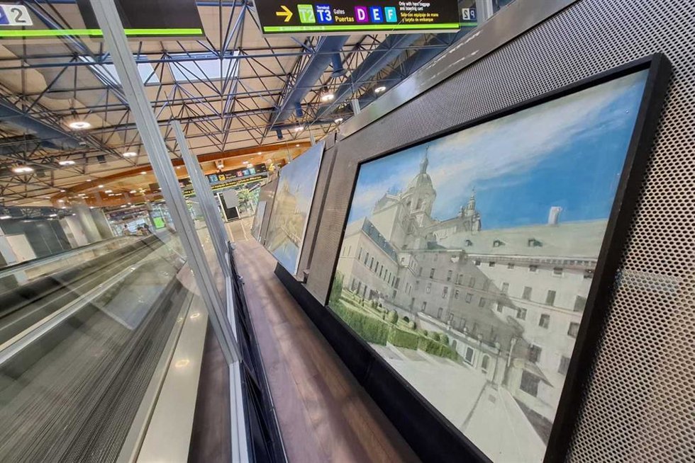 Exposición en Barajas.