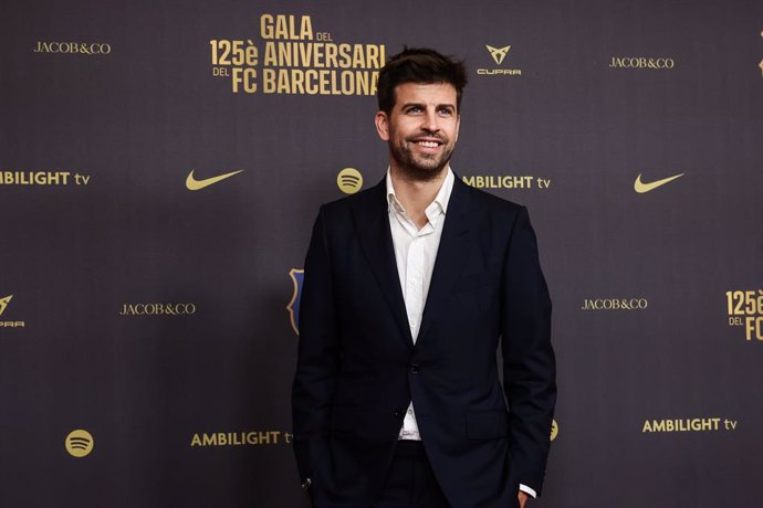 Archivo - L'exjugador del FC Barcelona Gerard Piqué 