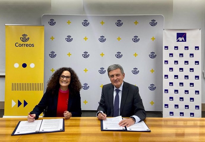 Correos y AXA firman un acuerdo para la distribución de seguros