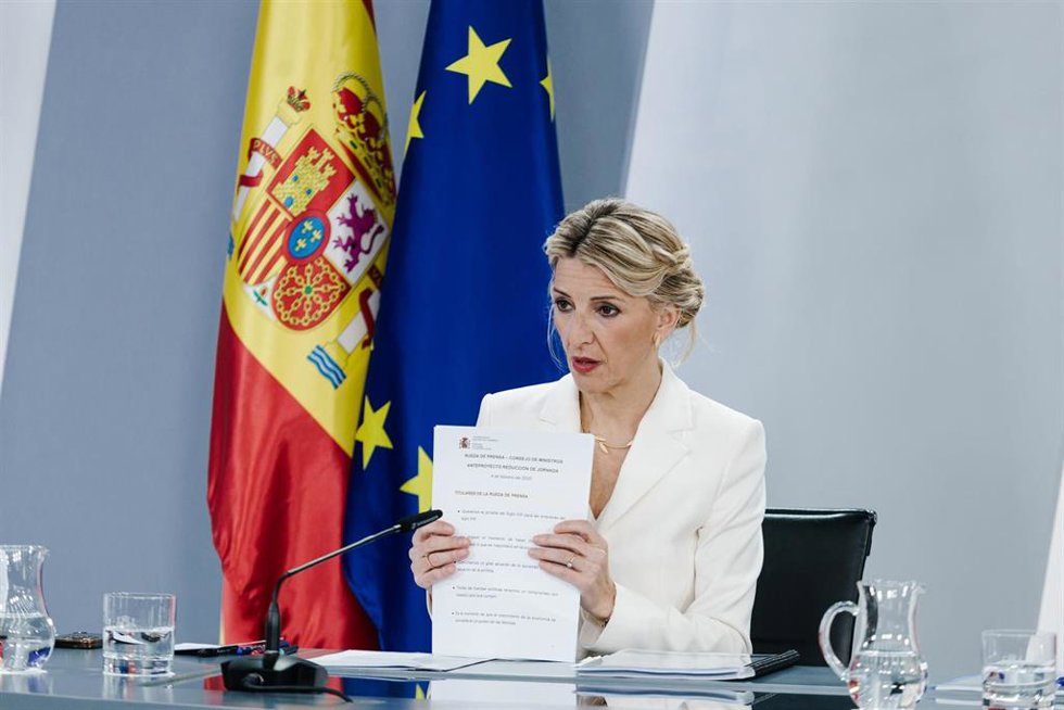 La vicepresidenta segunda y ministra de Trabajo y Economía Social, Yolanda Díaz.