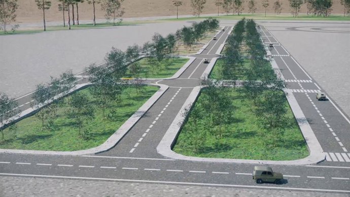 Archivo - Simulación del campo de pruebas avanzado del Cetedex