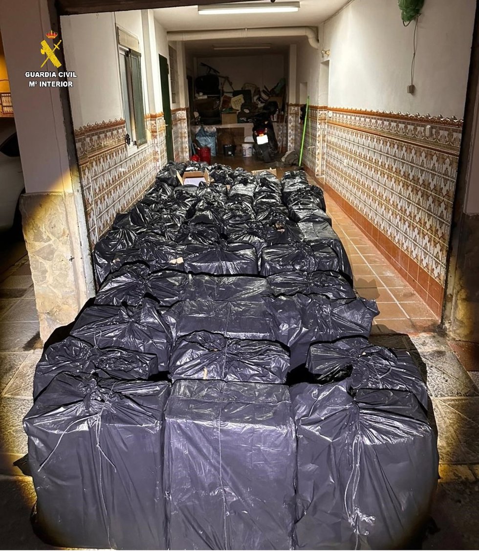 Tabaco de contrabando incautado en San Roque y La Línea