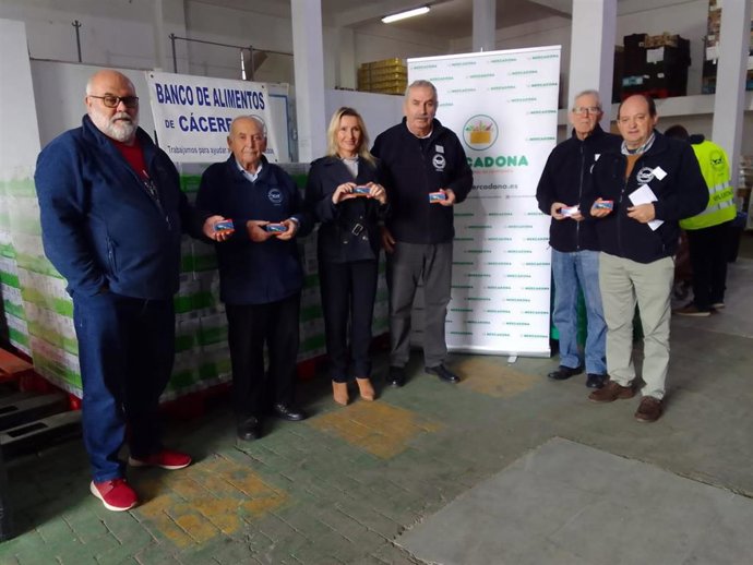 Mercadona dona productos de alimentación en Extremadura
