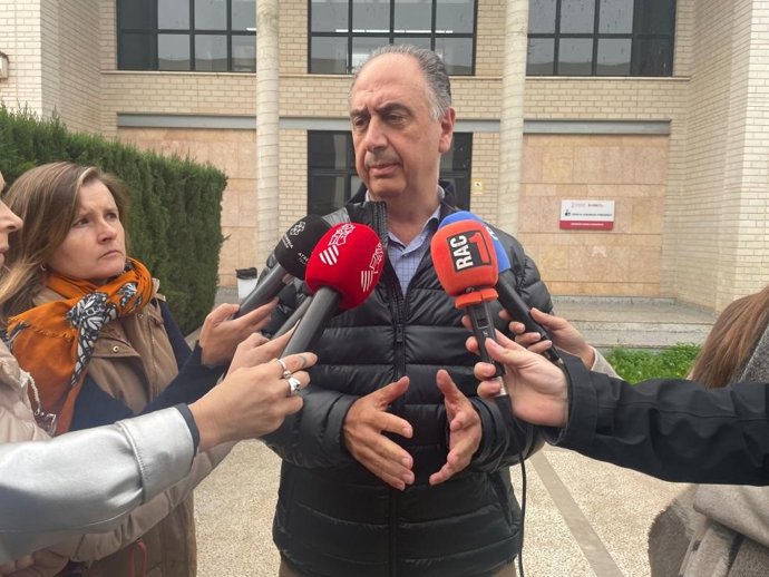 Archivo - Arxiu - El conseller d'Emergències i Interior, Juan Carlos Valderrama