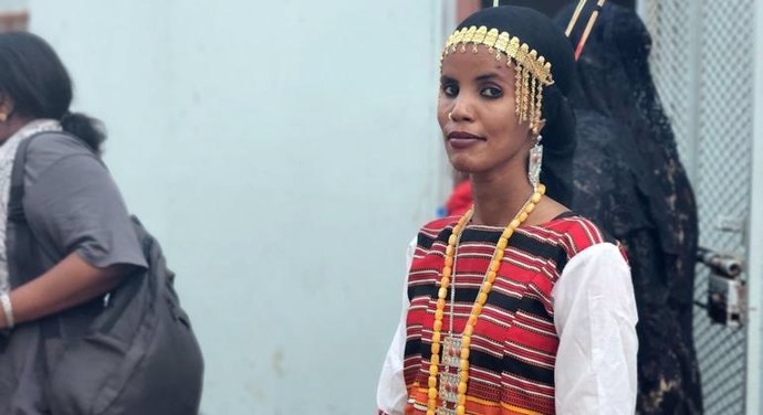 Hawa'a Mohamed Kamil, superviviente de la mutilación genital femenina en Yibuti.