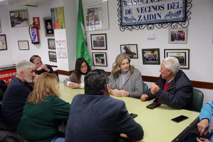 Reunión de Vox con representantes vecinales del Zaidín