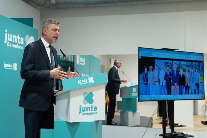 El president de Junts a l'Ajuntament de Barcelona, Jordi Martí