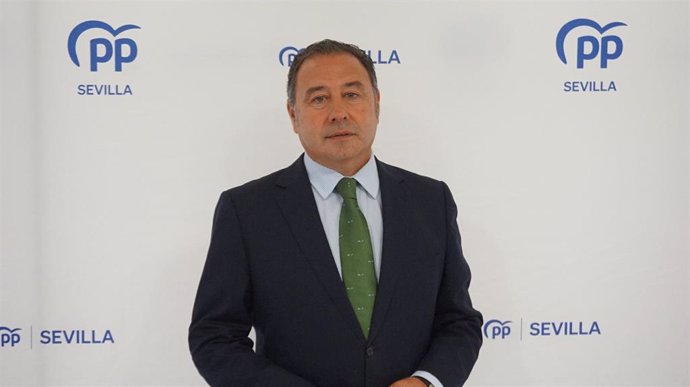 Archivo - El presidente del PP en la provincia de Sevilla, Ricardo Sánchez.