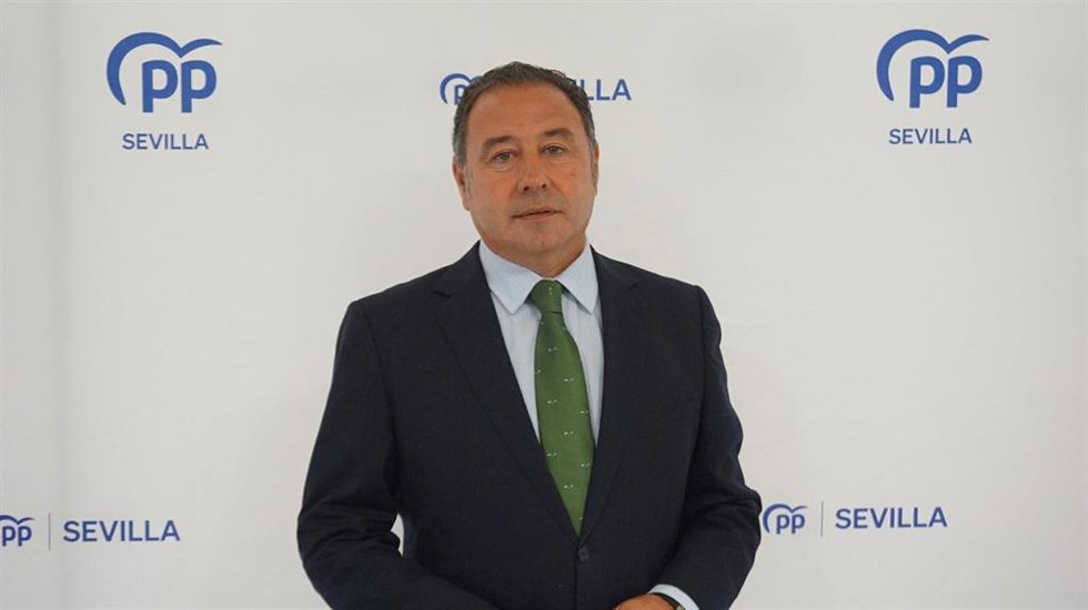 Archivo - El presidente del PP en la provincia de Sevilla, Ricardo Sánchez.