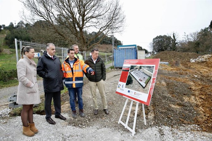 Inauguración de las obras del punto limpio de Noja