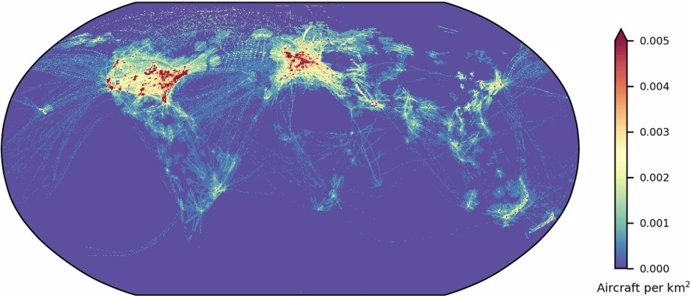 Densidad de tráfico aéreo