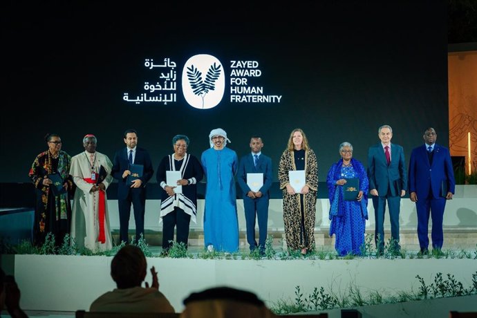 Under UAE President’s Patronage: Abdullah bin Zayed attends Zayed Award for Human Fraternity ceremony, recognizing 2025 honorees