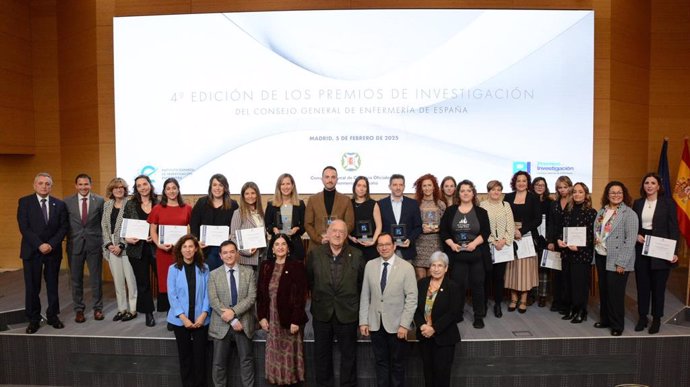 El Consjeo General de Enfermería entrega premios de investigación en campos como la ELA o patologías cardiovasculares.