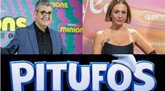 Foto: Florentino Fernandez y Rigoberta Bandini, Gargamel y Pitufina en la película de Los Pitufos