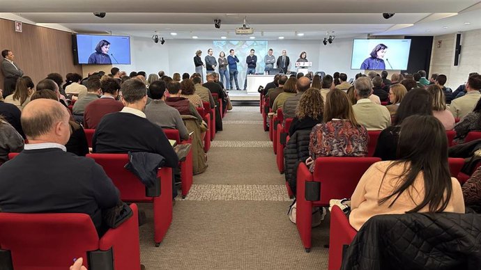 Un momento de la jornada formativa sobre tramitación de ayudas de la PAC celebrada en Cajasur.