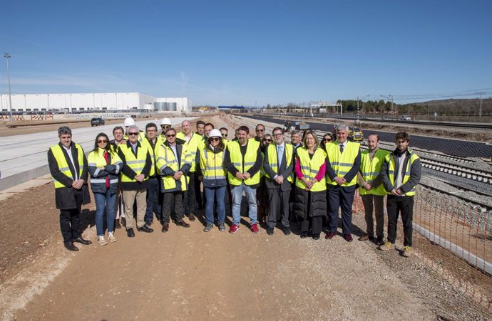 Les obres de la futura terminal intermodal del Port de Tarragona 