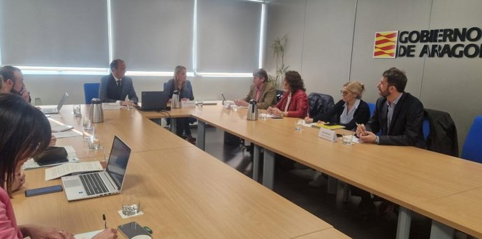Reunión del Departamento de Sanidad y el SALUD con el Foro Aragonés de Pacientes