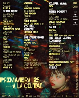 Cartell del Primavera a la Ciutat 2025