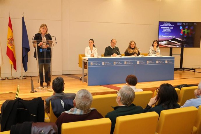 Presentación en Santiago de Compostela de la nueva iniciativa 'Experiencias Turísticas del Talento en Red 2025' ligadas a los Caminos de Santiago de España.