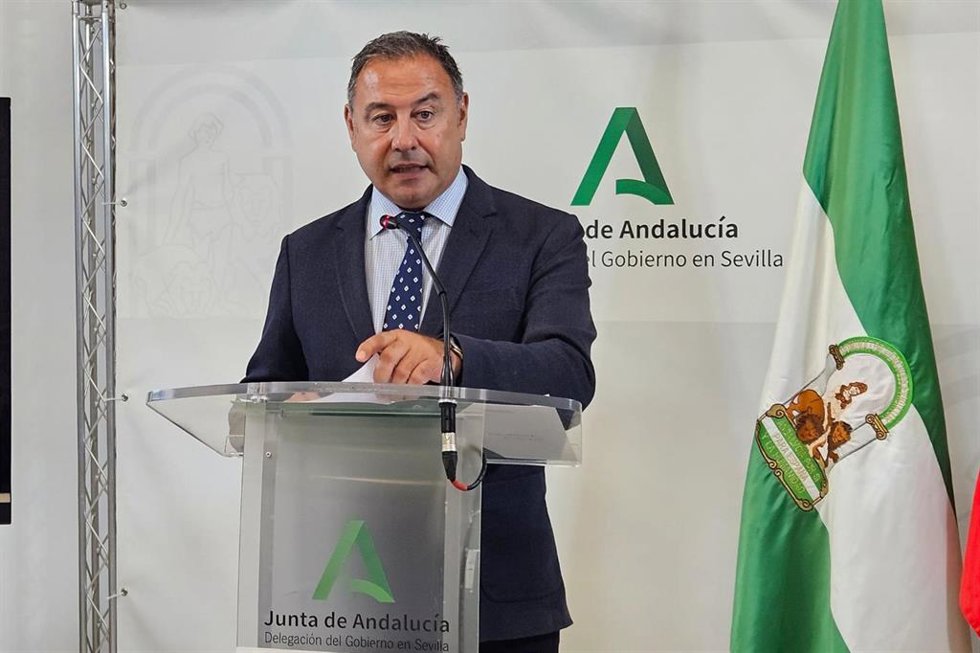 Archivo - El delegado del Gobierno de la Junta en Sevilla, Ricardo Sánchez, en una imagen de archivo 